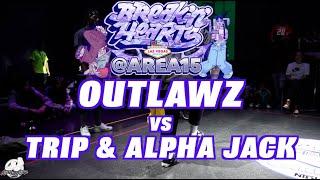 OUTLAWZ vs TRIP & ALPHA JACK | 2 v 2 Freestyle Top 8 | Breakin' Hearts/ Vegas | #SXSTV