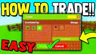 HOW to TRADE!! | Grow a Garden ROBLOX