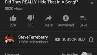 Random thing i caught in stevie t’s backwards hidden message vid (dumb video)