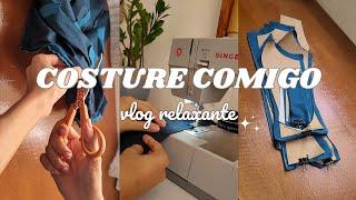 COSTURE COMIGO | VLOG RELAXANTE | Coturando um Lindo Colete | #costurar #costura #vlog #colete