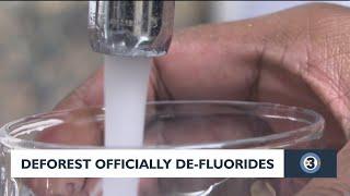 Village of DeForest officially removes fluoride from water