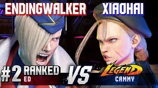 SF6 ▰ ENDINGWALKER (#2 Ranked Ed) vs XIAOHAI (Cammy) ▰ High Level Gameplay