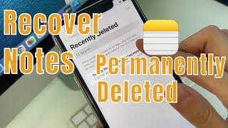 How to Recover Accidentally Deleted Notes on iPhone in 4 Ways | Get Back Permanently Deleted Notes