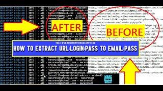 How To Extract Url:Login:Pass To Email:pass ( Step by Step Tutorial )