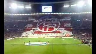 FC Bayern - TSV 1859 - Choreographie zu Spielbeginn