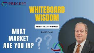 Whiteboard Wisdom - What Market Are You In? | David Farrell | Precept Wealth Management