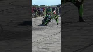 Amazing stunt riding burnout tricks