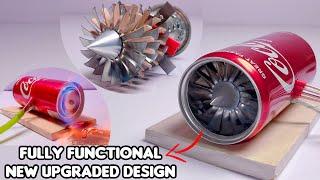 Making a Fully Functional Jet Engine from Soda can | diy Jet Engine | homemade Jet Engine