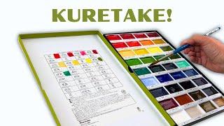 Make INSANELY VIBRANT ART with Kuretake Gansai Tambi Watercolor!