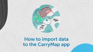 How to add data to the CarryMap app