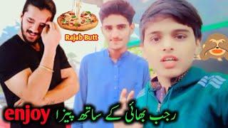 Rajab Butt  pizaa enjoy in city || @rajabbutt94 Rajab family vlogs