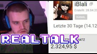 IBlali LEAKT YouTube Einnahmen So viel verdient man mit YouTube Vik StreamHiglights