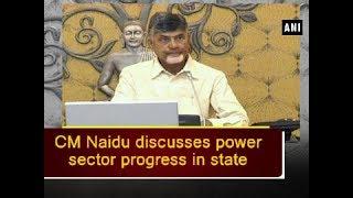 CM Naidu discusses power sector progress in state - Andhra Pradesh News