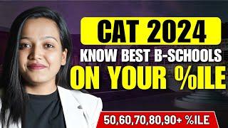 Top MBA Colleges Based On Your CAT Percentile | MBA Colleges On 50-90+  Percentile In CAT #cat2024