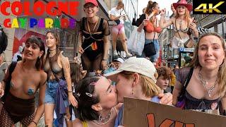 The biggest Gay parade in europe. Koln christopher street day 2023