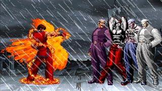 [KOF Mugen] God Kim vs Ryuji Yamazaki Team