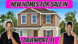 Davenport Florida Homes for Sale- Community Tour! Aerial and Model Homes!