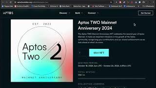  MINT Aptos TWO Mainnet Anniversary 2024