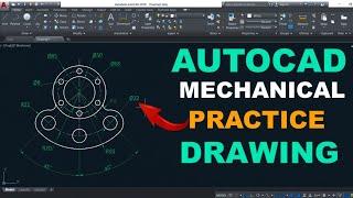 Mechanical practice drawing | AutoCAD Practice Drawings For Mechanical in Hindi