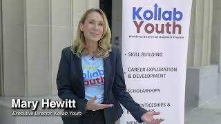 Kollab Youth with Mary Hewitt Executive Director