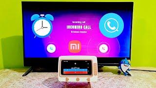 Smart TV VS Mini TV Box incoming call,outgoingcall,Skyphone & Clock timer ring