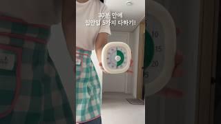 30분 안에 집안일 5가지 다하기! #살림 #브이로그 #청소 #청소브이로그