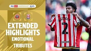 EMOTIONAL TRIBUTES | Sheffield United v Stoke City extended highlights