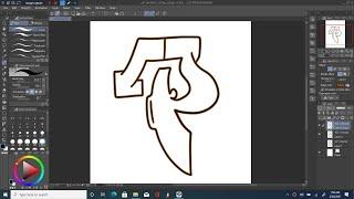 Learn How To Graffiti Letter P, #4, DIGITAL ART GRAFFITI ALPHABETS