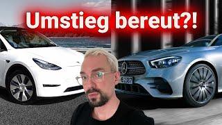 Mercedes E-Klasse gegen Tesla Model Y getauscht und bereut?