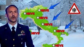 MÉTÉO ITALIA - NEVE PIOGGIA E TEMPORALI IN QUESTE ZONE