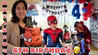 MATTHEW’s 4th BIRTHDAY | BONGGA ANG MGA REGALONG NATA NGGAP| filipina-dutch life