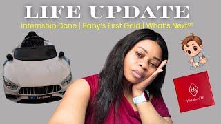 160 Hrs Nursing Internship done  | Baby’s 1st Gold  accessories | friday market tour | Life update