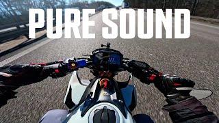 Full Throttle on German Autobahn | Kawasaki Z650 Roadsitalia | Pure Sound