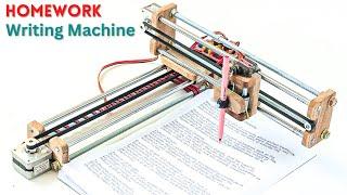 How To Make Homework Writing Machine | Arduino Uno Project