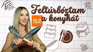 Hogyan turbóztam fel a konyhát? | Airfryer, evőeszközök, minihűtő a Temuról  | Glamify.hu