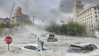 Chaos in Australia! Heavy Floods From Hailstorm Smashing Cars, Buildings in Brisbane