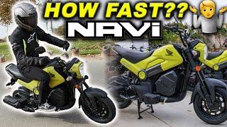 HOW FAST IS THE HONDA NAVI?? FIRST RIDE EXPERIENCE