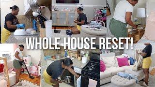 ULTIMATE HOUSE RESET! WHOLE HOUSE CLEAN WITH ME, EXTREME CLEANING MOTIVATION | Nia Nicole