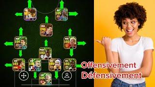 Meilleure formation sur efootball 2025 (offensivement,défensivement) (en wolof)