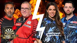 Wer gewinnt den Pokal? Finale: Patrick O. & Stephen Bunting vs. Vanessa Mai & Luke Humphries