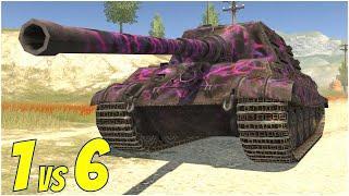 Jagdtiger: 1 vs 6 - 6.3K DMG 7 KILLS ● WoT Blitz