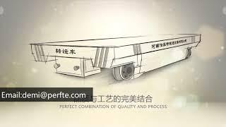 rail handling vehicle cross rail trolley for industrial track car straddle carrier