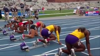 Aleia Hobbs  10.91 USATF Outdoors Championship Women 100m final