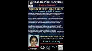 Mapping The First Billion Years: Secrets from our Invisible Universe - Dr. Hamsa Padmanabhan