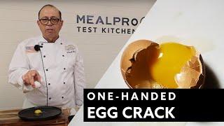 How to Crack Eggs One Handed | Fastest Way to Crack Eggs | Crack Eggs Like a Chef