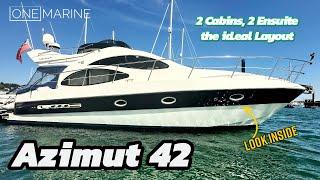 Azimut 42 Flybridge For sale - An ideal Family Cruiser? 2 Cabins and ample space....