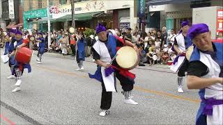 NTT西日本　沖縄グループMABUI太鼓　帰る場所（HY)　エイサー演舞　夏祭りin那覇「第30回 一万人のエイサー踊り隊」/ 那覇市国際通り