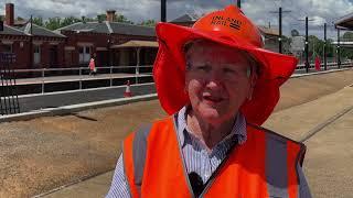 Our Communities: Rural City of Wangaratta Mayor Irene Grant tours Wangaratta Station Precinct