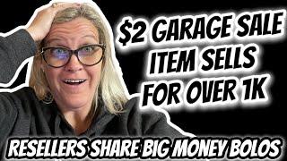 $2 Garage Sale Item Sells for over 1K Resellers Share Big Money BOLOs What Sold 2024