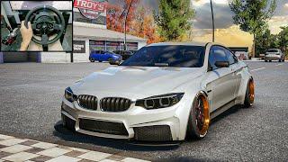 Building a BMW F82 M4 650HP - CarX Street PC | Thrustmaster T300RS gameplay